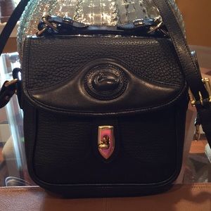 Dooney & Bourke black leather crossbody bag